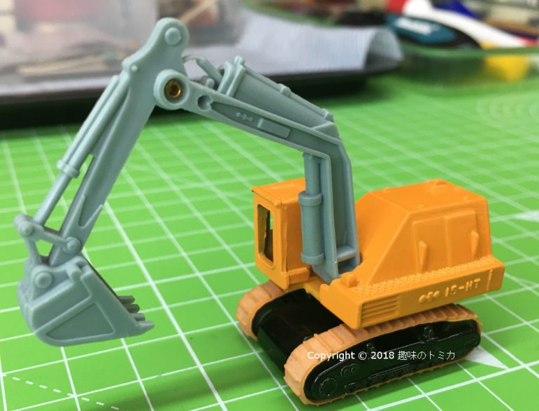 Tomica 9-2-7 Komatsu-Bucyrus Power Shovel 15-HT 日本製トミカ 小松 パワーショベル 15HT