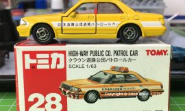 Tomica 28-6-11 High-way Public Co. Patrol Car 中国製 赤箱 トミカ トヨタ クラウン 道路公団 パトロールカー