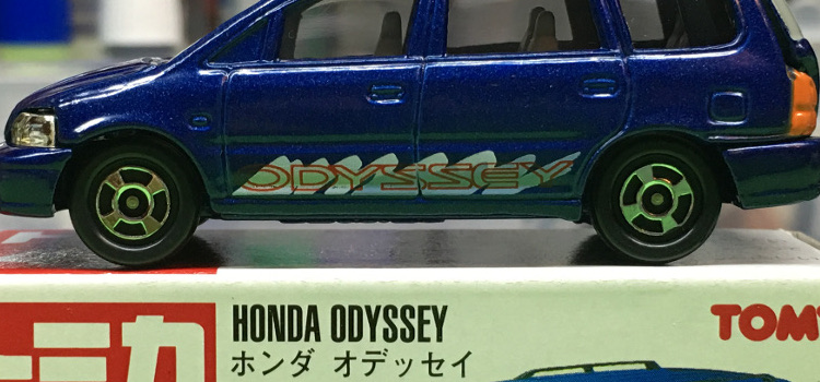 Tomica 46-4-6 Honda Odyssey 中国製 赤箱 トミカ ホンダ オデッセイ RA