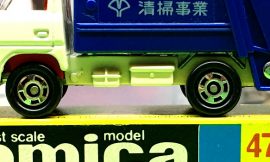 Tomica 47-4-1 Mitsubishi Canter Refuse Truck 日本製 黒箱 トミカ 三菱 キャンター 清掃車