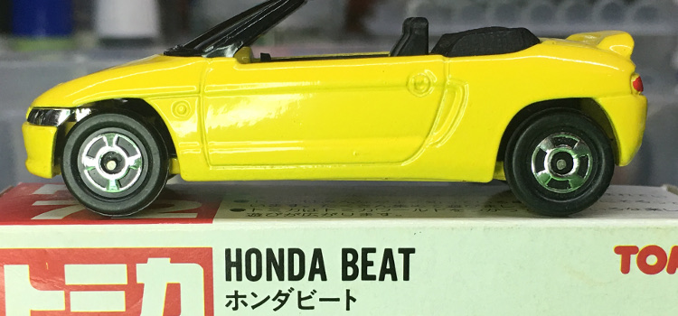 Tomica 72-2-1 & 7 Honda Beat 日本製 赤箱 トミカ ホンダ ビート