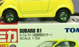 Tomica 111-4-1 Subaru R1 中国製 赤箱 トミカ スバル R1 初回特別カラー 新車