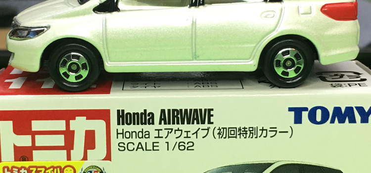 Tomica 112-4-1 Honda Airwave 中国製 赤箱 トミカ ホンダ エアウェイブ 初回特別カラー 新車