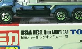 Tomica 53-3-1 Nissan Diesel Quon Mixer Car 中国製 赤箱 トミカ 日産 ディーゼル クオン ミキサー車 新車