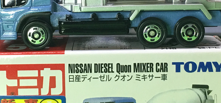 Tomica 53-3-1 Nissan Diesel Quon Mixer Car 中国製 赤箱 トミカ 日産 ディーゼル クオン ミキサー車 新車