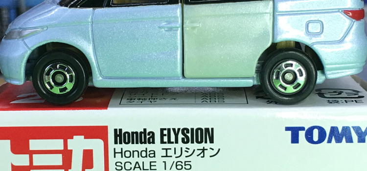 Tomica 28-7-1 Honda Elysion 中国製 赤箱 トミカ ホンダ エリシオン（新車）