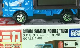 Tomica 35-5-1 Subaru Samber Noodls Truck  中国製 赤箱 トミカ スバル サンバー ラーメン屋（新車）