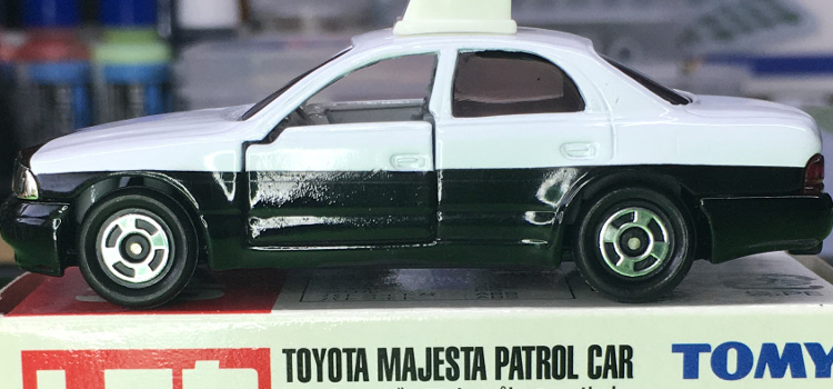 Tomica 36-4-1 Toyota Majesta Patrol Car 中国製 赤箱 トミカ トヨタ マジェスタ パトロールカー（新車）