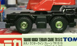 Tomica 2-3-23 Tadano Rough Terrain Crane TR151S 中国製赤箱トミカ タダノ ラフターライン クレーン