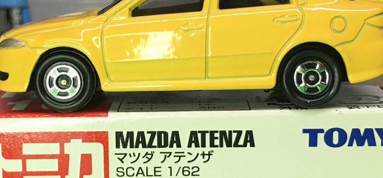 Tomica 16-4-1 Mazda6 Atenza 中国製 赤箱 トミカ マツダ アテンザ